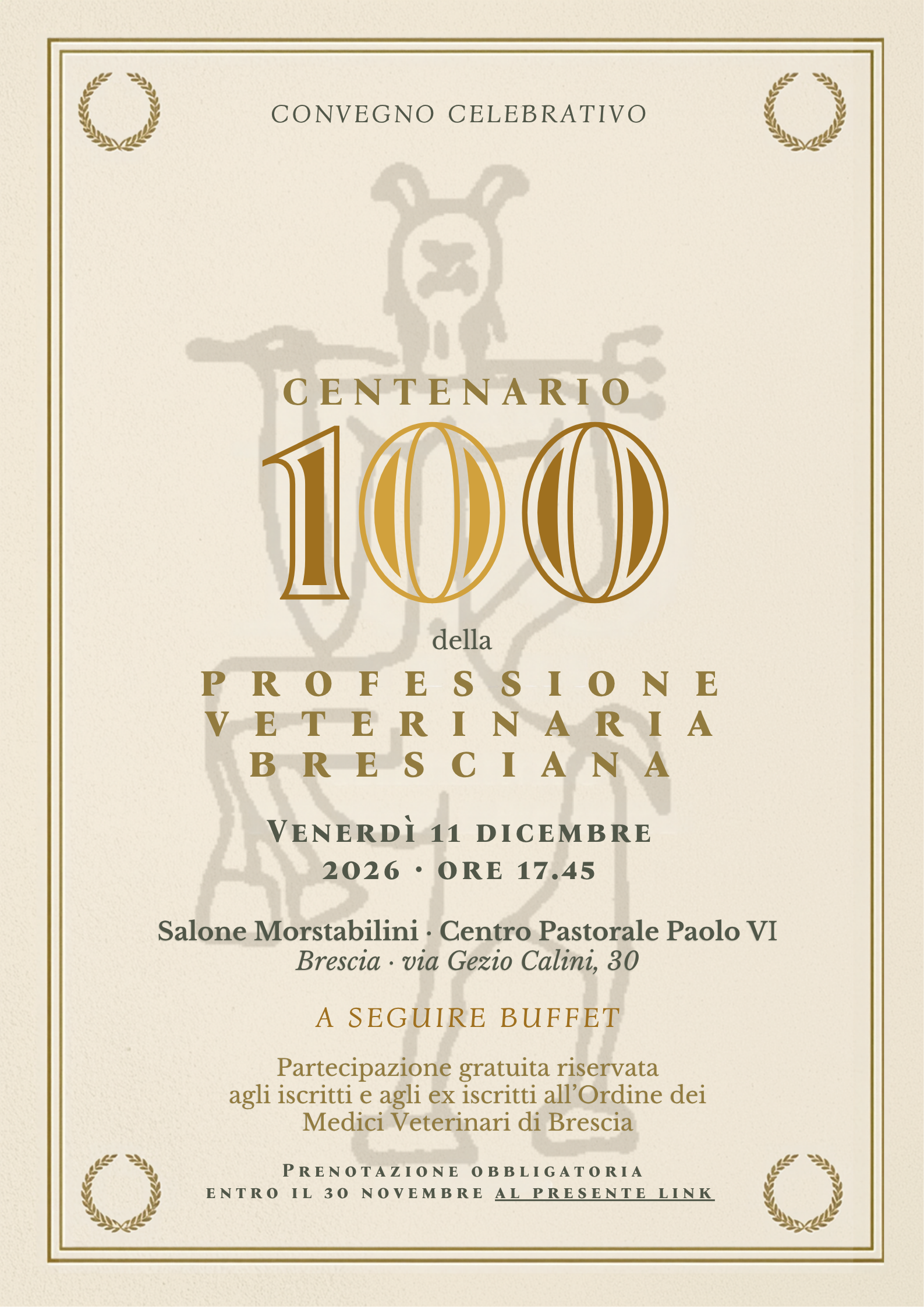 Centenario Professione Veterinaria Bresciana