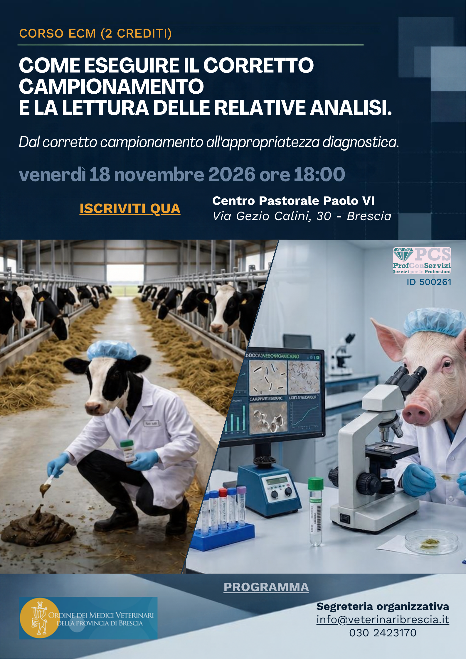 Locandina Corretto Campionamento